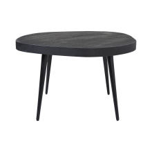Renwil TA502 - Parson Indoor Mango Wood Coffee Table, Matte Black