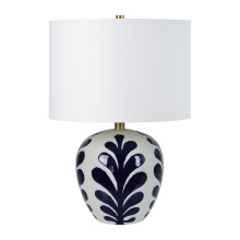 Renwil LPT1224 - Darina 19.25" Length Table Lamp, Off-White and Navy
