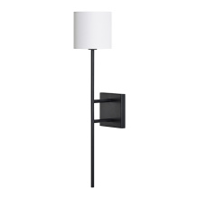Renwil WS128 - Eunices 24" Length Wall Sconce, Black and White