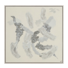 Renwil OL2143 - Maputo 50" Wide Canvas Art with Wood Frame, Walnut