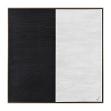 Renwil OL2111 - Gobi 40" Wide Canvas Art, Black