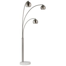 Renwil LPF3161 - Aguillard 87.5" Height Floor Lamp, Grey