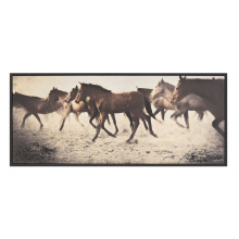 Renwil OL2126 - Ares 60" Wide Canvas Art with Wood Frame, Black