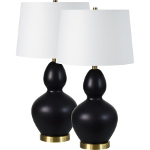 Renwil LPT1239-SET2 - Kamilia 26.75" Length Table Lamp- Set of two, Matte Black