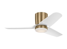 Visual Comfort & Co. Fan Collection 3CGHR44SBD - Colgin 44 Hugger LED - Satin Brass