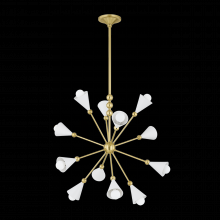 Mitzi by Hudson Valley Lighting H681812-AGB/SWH - Hikari Chandelier