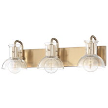 Mitzi by Hudson Valley Lighting H111303-AGB - Riley Bath And Vanity