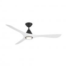 Modern Forms US - Fans Only FR-D2504-60L-MB/MW - Carve 60 Downrod Ceiling Fan