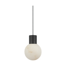 Visual Comfort & Co. Modern Collection SLPD541WDIB - Mina Alabaster Small Pendant