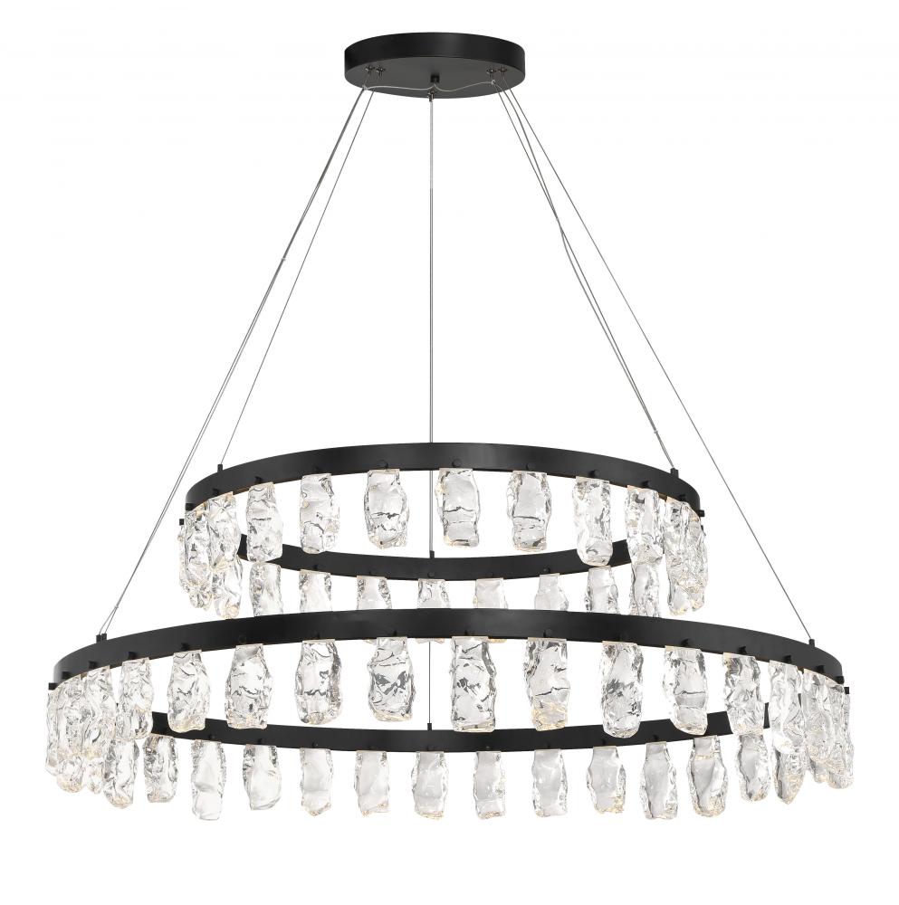 Artic Glacier - 2 Tier LED Chandelier