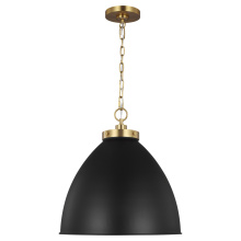 Visual Comfort & Co. Studio Collection CP1301MBKBBS - Wellfleet Large Dome Pendant