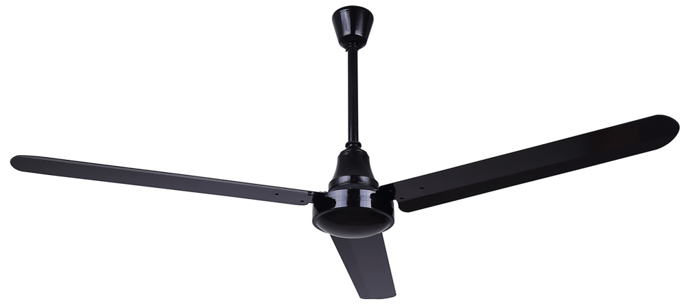 60" Black Weatherproof DC Industrial Fan