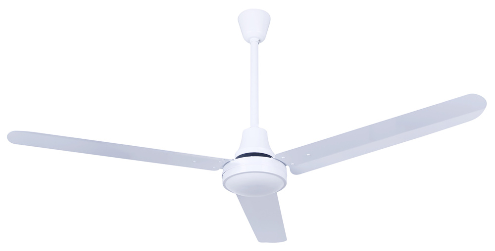 56" White High-Performance Weatherproof DC Industrial Fan