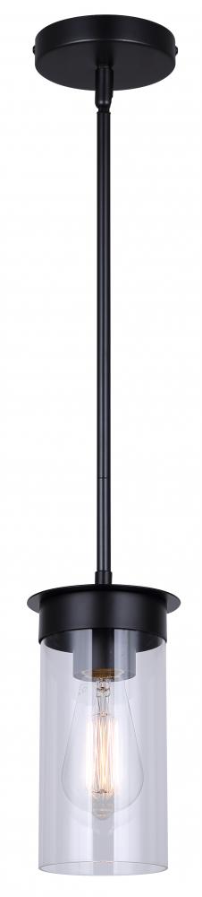 Benson 1 Light Black Pendant