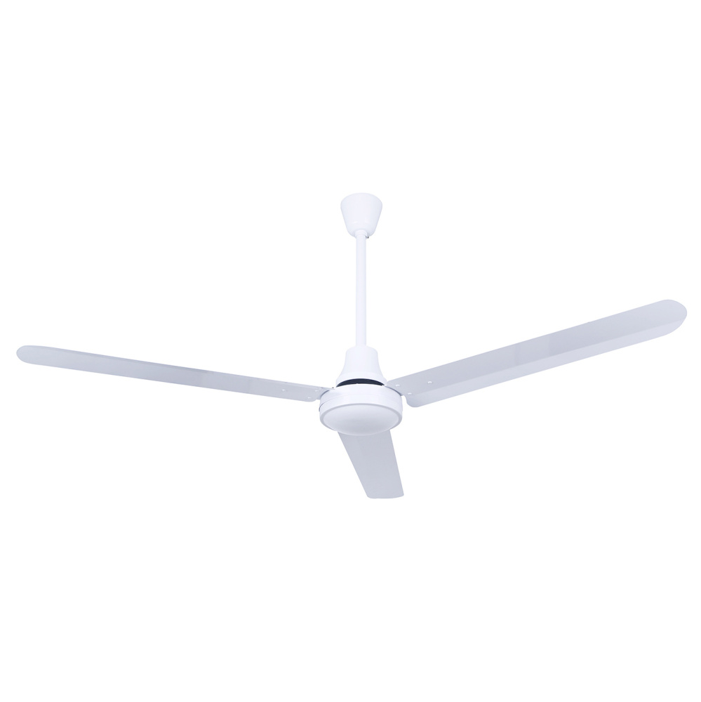 60" White Weatherproof DC Industrial Fan