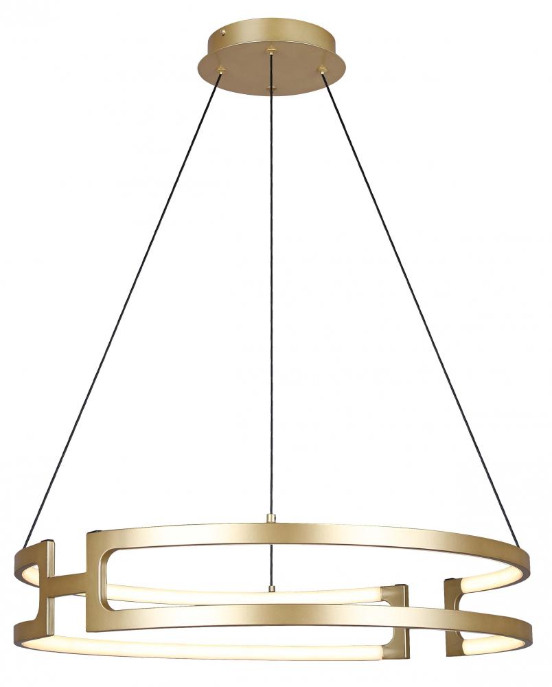Bettony 1 Light Gold Chandelier