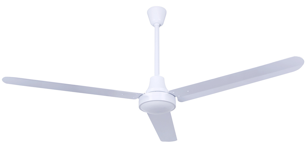 60" White High-Performance DC Industrial Fan