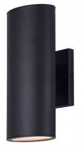 Canarm IOL636BK - OWYNN 2 Light Outdoor Wall Lantern, Black Finish Up-and-Down Sconce