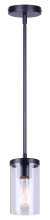 Canarm IPL1234A01BK - Britton 1-Light Rod Pendant, Matte Black Finish