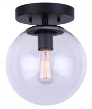 Canarm IFM1029A08BK-CL - CAMILO 1 Light Flush Mount