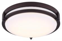 Canarm LFM112A19ORB - Gilda LED Integrated Flush Mount Light, Oil Rubbed Bronze Finish