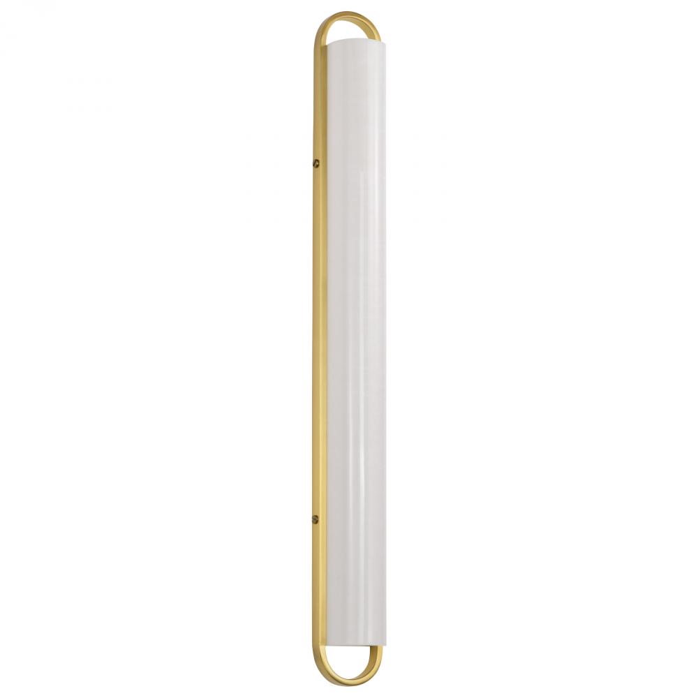 Velano; 36 Inch LED Vanity; Brushed Brass Finish