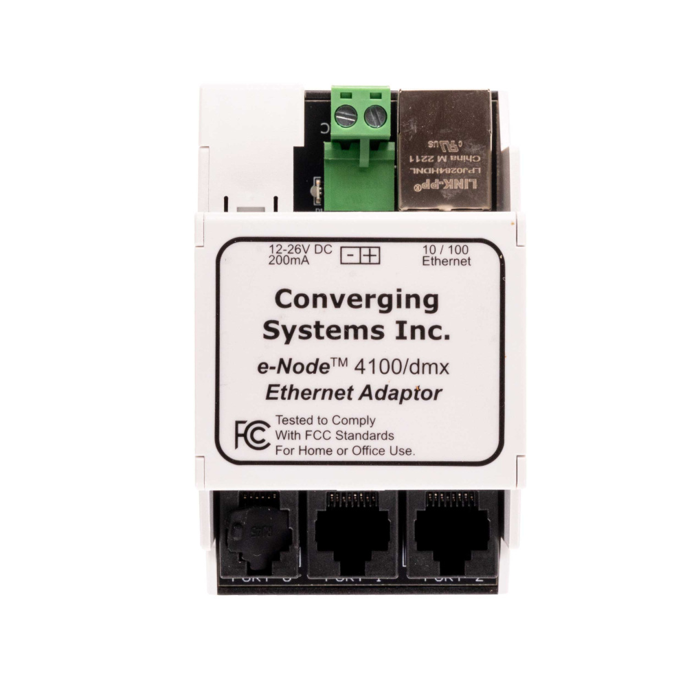 Converging Systems E-NODE 4100, DMX Internet Protocol Adapter