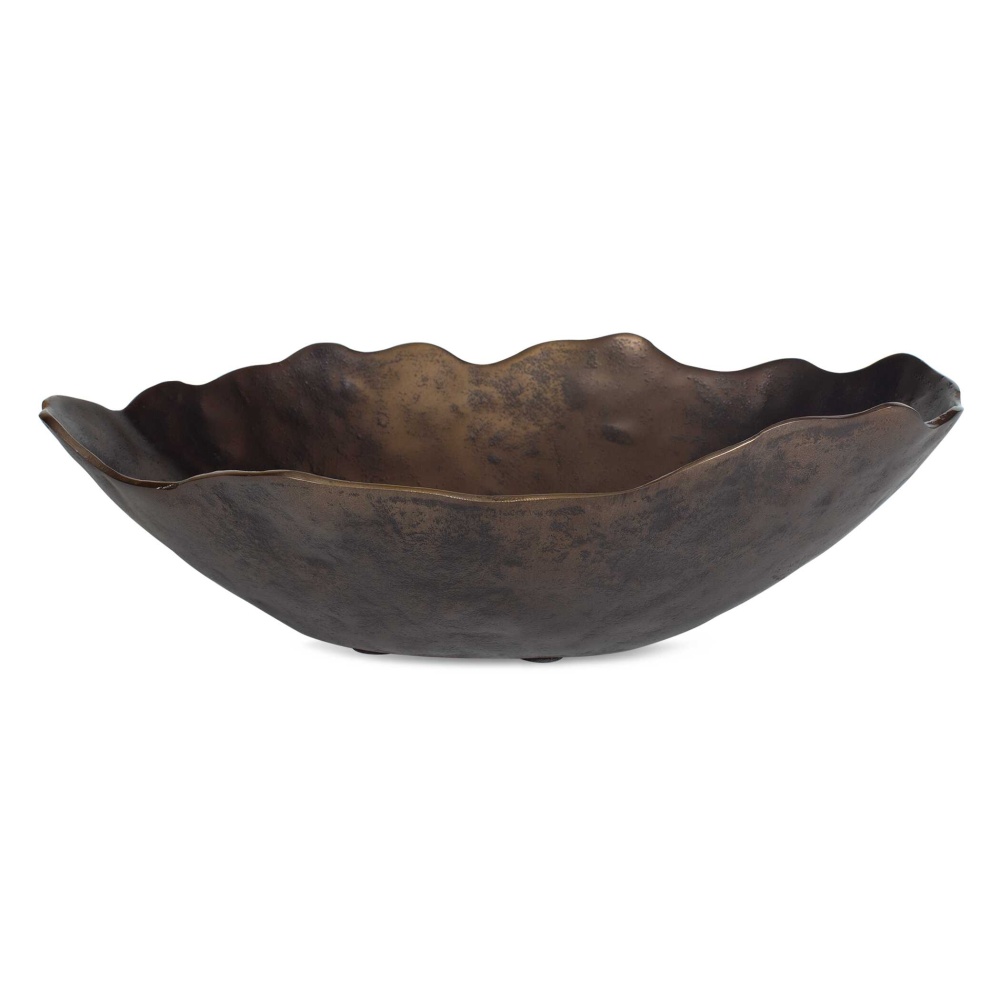 Uttermost Obscura Bronze Outdoor Bowl