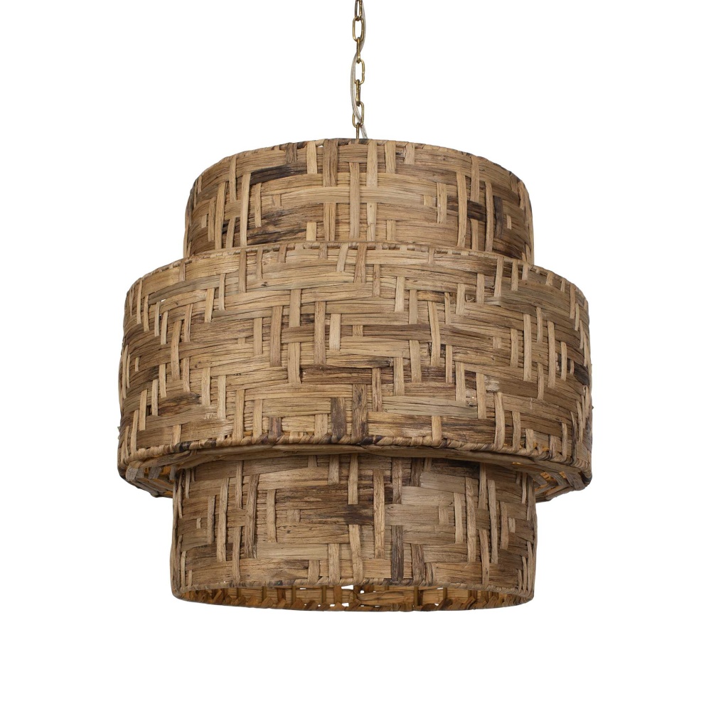 Uttermost Water Hyacinth 4 Light Woven Pendant