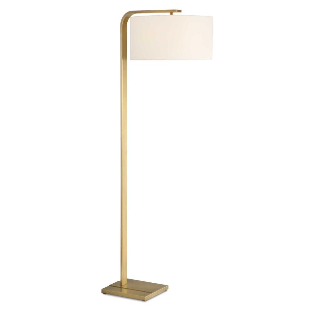 Uttermost Laight Antique Brass Floor Lamp