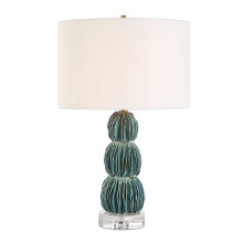 Uttermost 30572 - Uttermost Bonaire Teal Blue Table Lamp