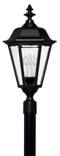 Hinkley 1471BK - Large Post Mount Lantern