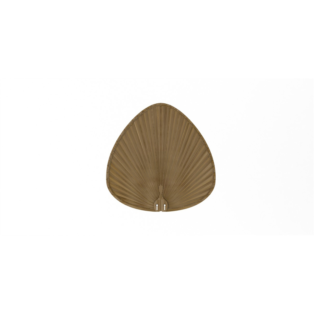 Islander DC 22 inch Indoor/Outdoor Ceiling Fan Wide Oval Palm Blade Set of 5 - Koa