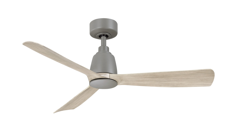 Kute 44 inch Indoor/Outdoor Ceiling Fan - Antique Graphite with Light Oak blades