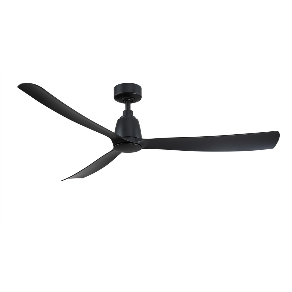 Kute 60 inch Indoor/Outdoor Ceiling Fan - Black with Black blades