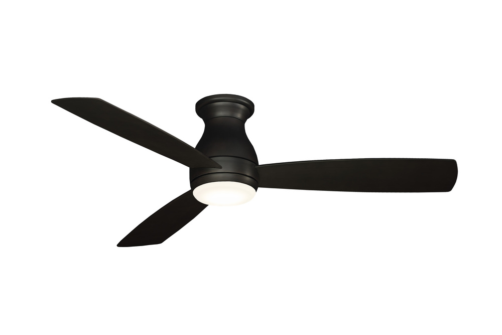 Hugh 52 inch Indoor/Outdoor Ceiling Fan with LED Light Kit - Dark Bronze