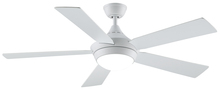Fanimation FP8062BMW - Celano v2 52 inch Indoor Ceiling Fan with LED Light Kit - Matte White with Matte White blades