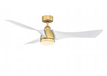 Fanimation FPD6858BSMW - Klear 56 inch Indoor/Outdoor Ceiling Fan with LED CCT Select Light Kit