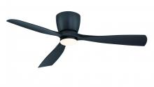 Fanimation FPS7679BL - Klinch 52 inch Indoor/Outdoor Ceiling Fan with LED Light Kit - Black