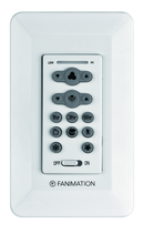 Fanimation TW206D - Ceiling Fan Wall Control Reversing - 6 Speed DC Motor Fan - White