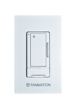 Fanimation WR500WH - Ceiling Fan Wall Control with Receiver - 3 Speed Fan - White
